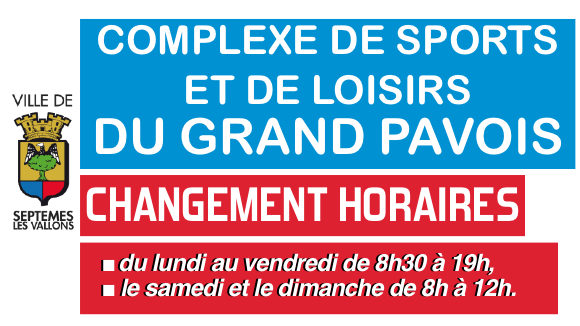 Grand pavois : Changement horaires