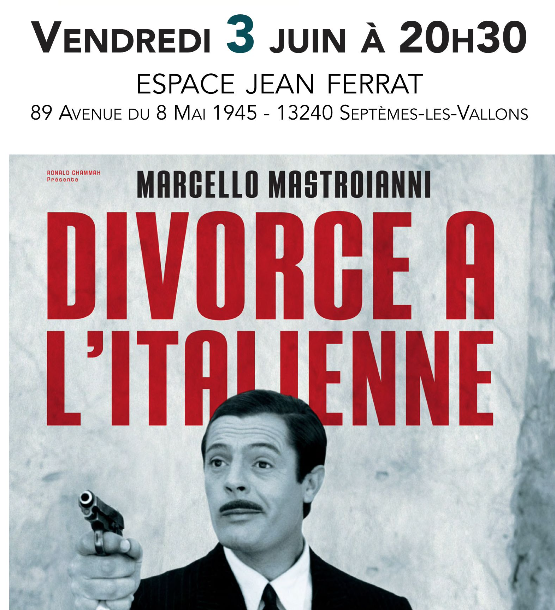 Soirée cinéma "divorce à l'Italienne"