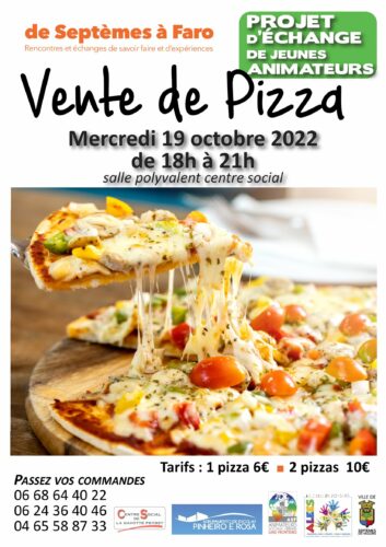 Vente pizza : projet Franco-Portugais