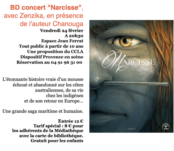 BD Concert « Narcisse »