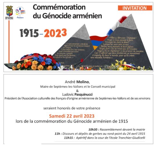 Commémoration du Génocide arménien