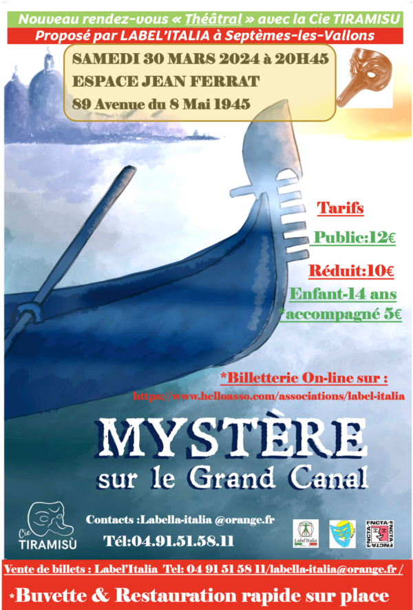 Théâtre "Mystère sur le Grand Canal"