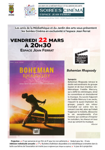 Soirée cinéma “Bohemian Rhapsody”