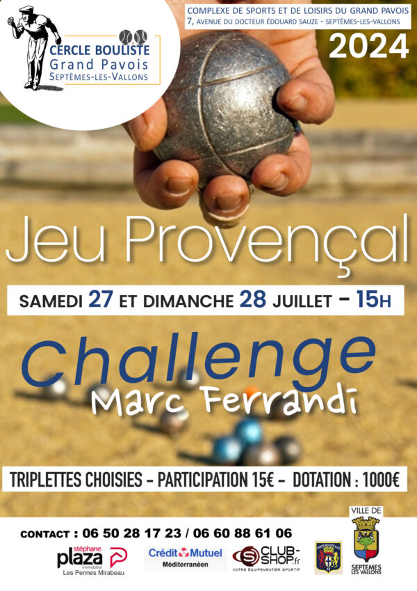 Pétanque Challenge Marc Ferrandi