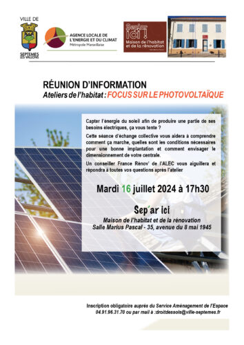 Atelier de l’habitat : focus sur le photovoltaïque