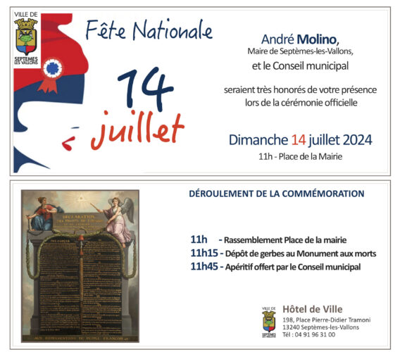 Commémoration de la fête nationale