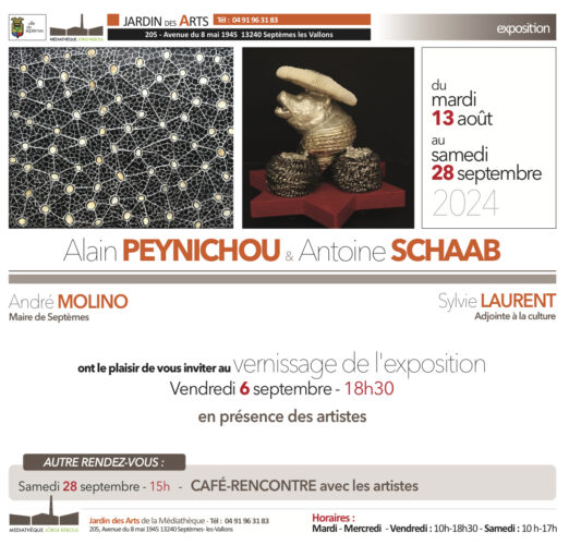 Exposition Alain Peynichou et Antoine Schaab