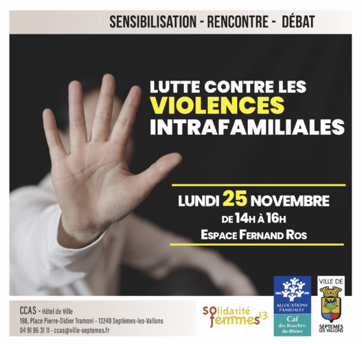 Rencontre-débat : lutte contre les violences intrafamiliales