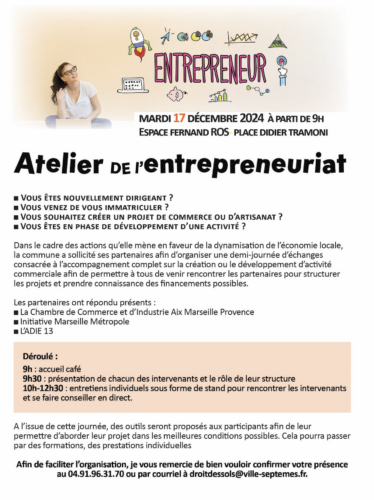 Atelier de l’entrepreneuriat