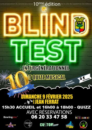 Blind Test intergénérationnel : les 10 ans !