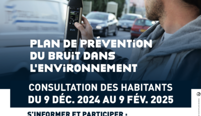 Consultation publique sur le projet de Plan de prévention du bruit dans l’environnement