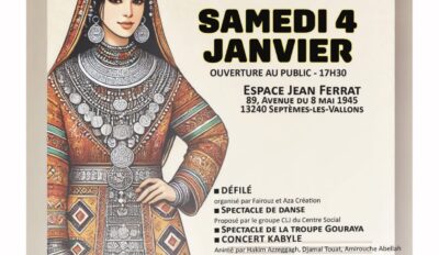 Nouvel An Berbère samedi 4 janvier