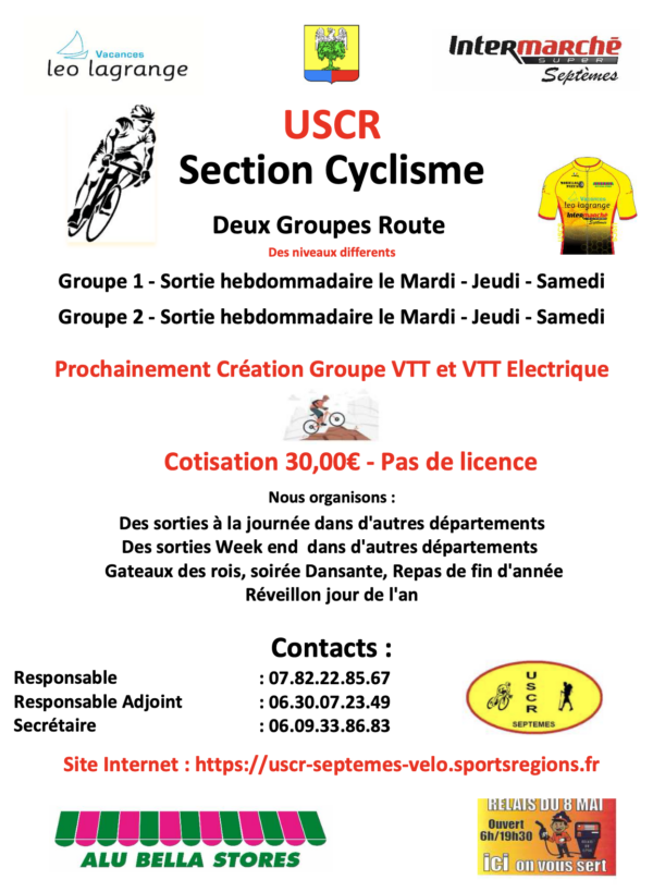 Les activités de l'USCR continuent !