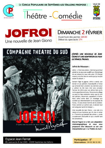 Théâtre “Jofroi”, une nouvelle de Jean Giono