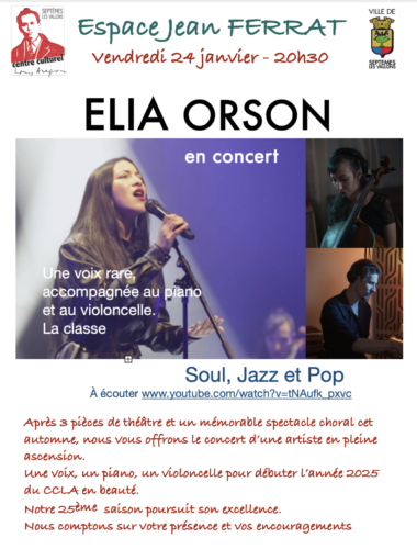 Elia Orson en concert