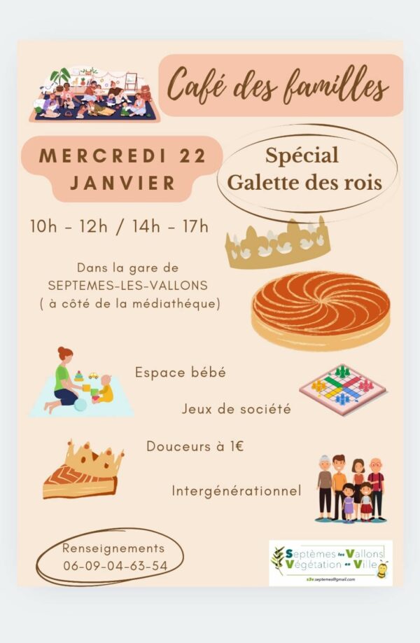 S3V : Café des familles 22 janvier