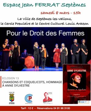 Concert “chansons et coquelicots”, hommage à Anne Sylvestre