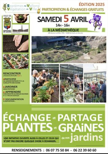 Échange et partage de plantes et graines de nos jardins