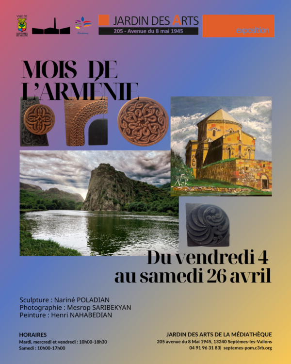 Exposition dans le cadre du mois de l'Arménie
