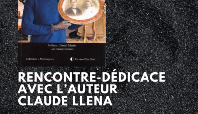 Rencontre-dédicace avec l’auteur Claude Llena