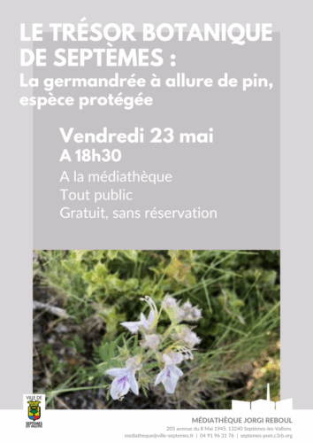 Conférence sur le trésor botanique de Septèmes