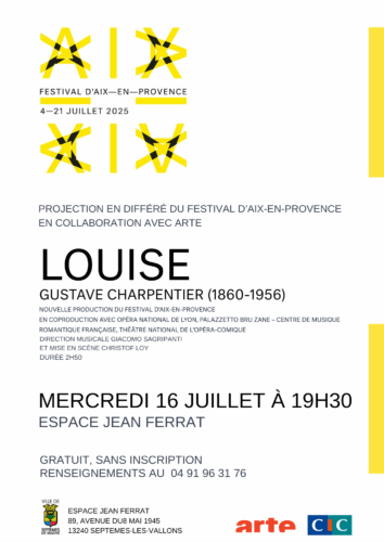 Projection de “Louise” en différé du Festival d’Aix-en-Provence