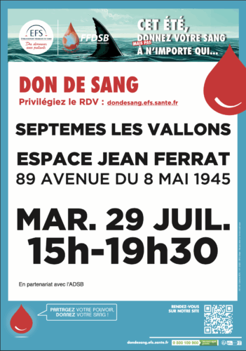 Collecte du don du sang