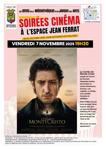 Soirée ciné : “Le Comte de Monte Cristo”