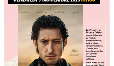 Soirée ciné : “Le Comte de Monte Cristo”
