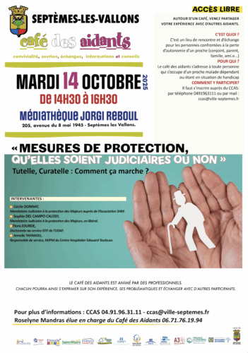 Café des aidants “mesures de protection, judiciaires ou non”