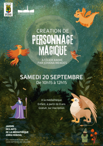Atelier création de personnage magique