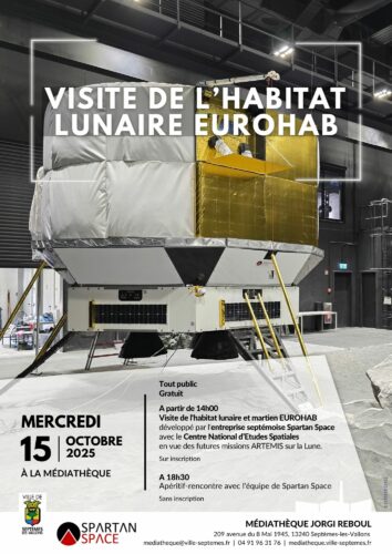 Visite de l’habitat lunaire Eurohab