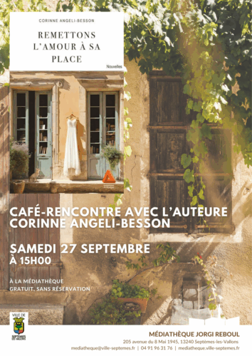 Café-rencontre avec l’auteure Corinne Angeli-Besson