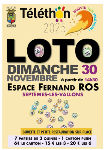 Loto au profit du Téléthon