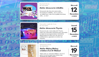 Atelier Fablab découverte Thymio 1/2