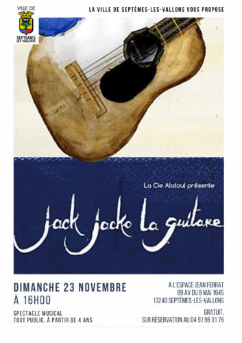 Spectacle Jack Jacko la guitare