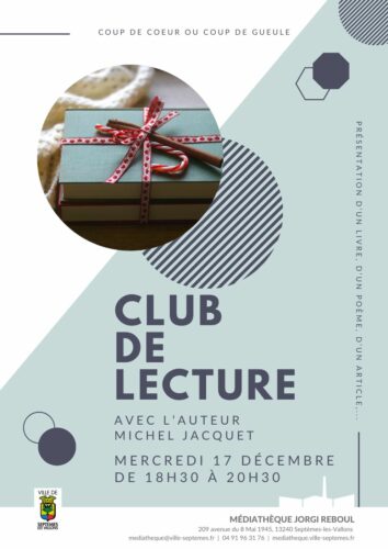 Club lecture avec Michel Jacquet