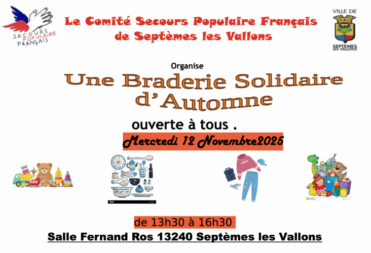 Braderie solidaire du Secours populaire