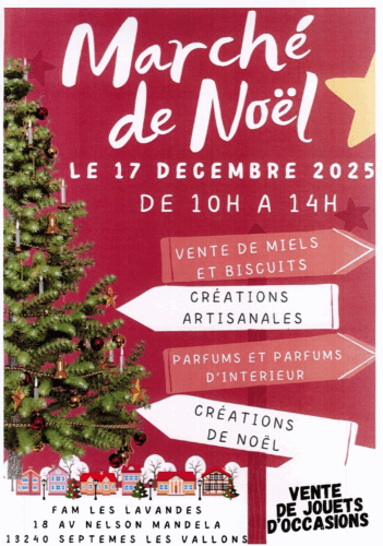 Marché de Noël du FAM Les Lavandes