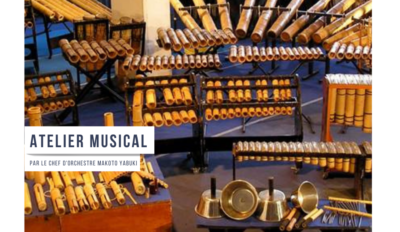 Atelier musical par Bamboo Orchestra