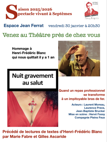 Théâtre hommage à Henri-Frédéric Blanc