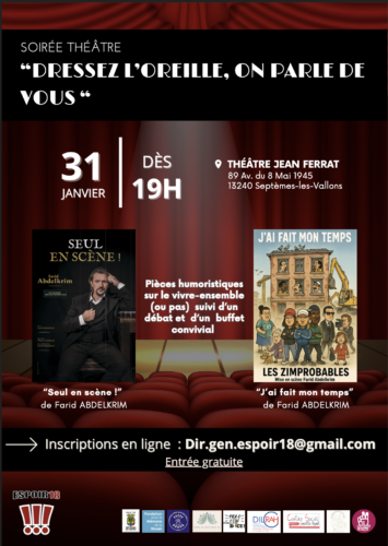 Soirée théâtre gratuite