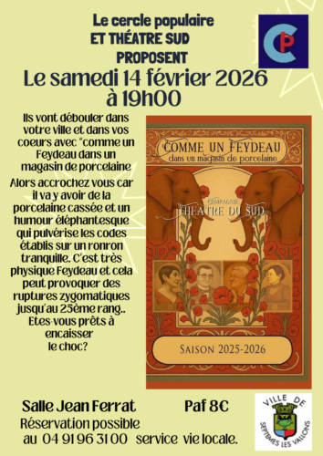 Théâtre “Comme un Feydeau dans un magasin de porcelaine”