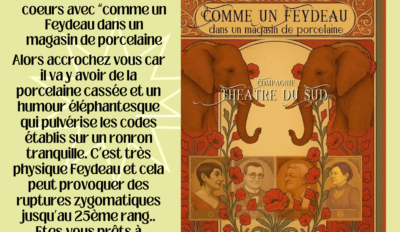 Théâtre “Comme un Feydeau dans un magasin de porcelaine”