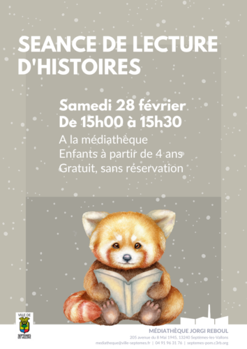 Séance de lecture d&rsquo;histoires