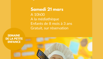 Atelier d&rsquo;éveil “La tartine rigolote d&rsquo;anana”