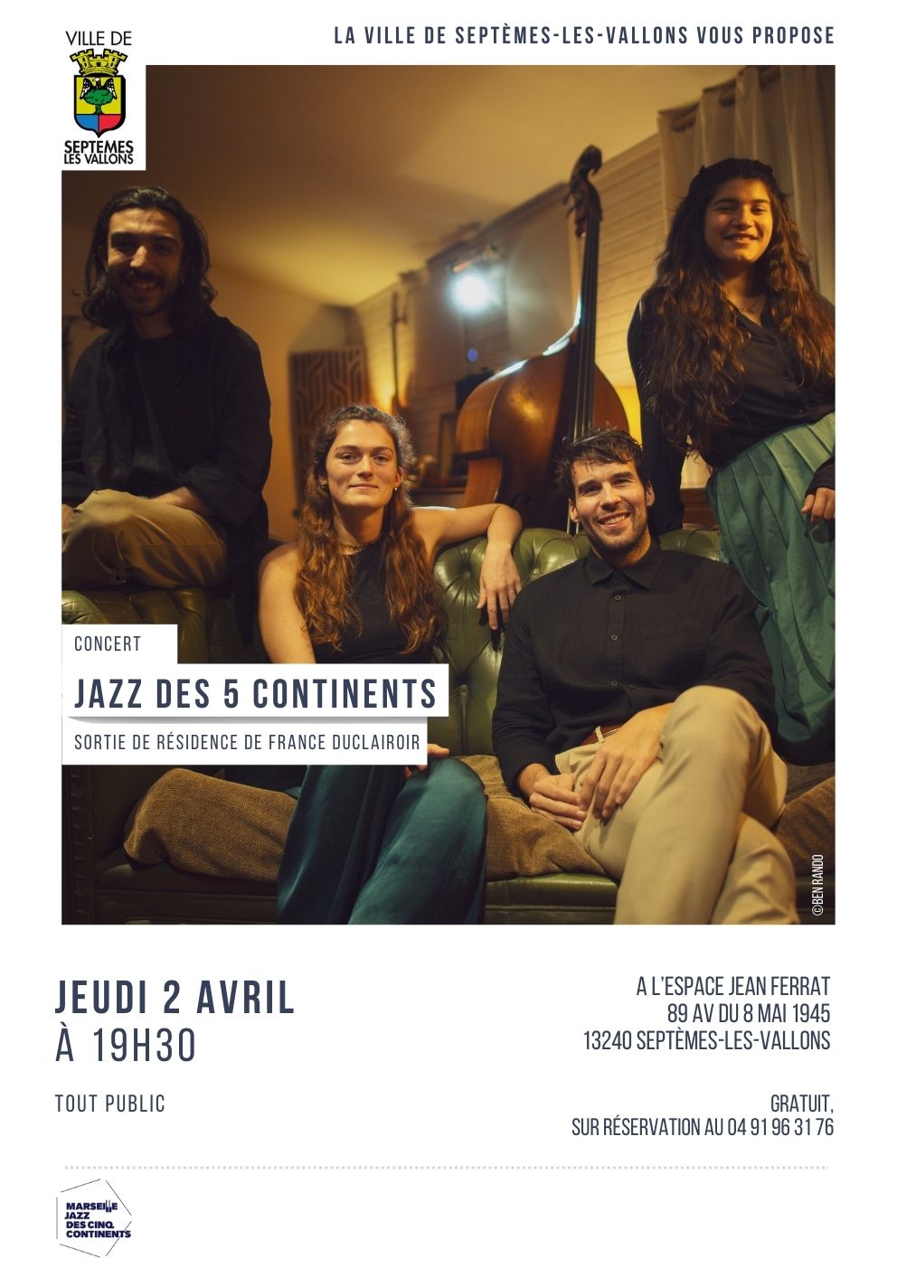 Concert Jazz des 5 Continents