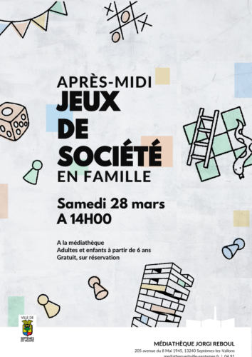 Après-midi jeux de société en famille