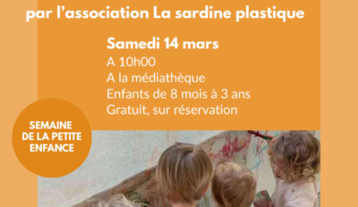 Atelier d&rsquo;éveil peinture comestible