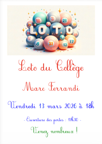 Loto du collège Marc Ferrandi